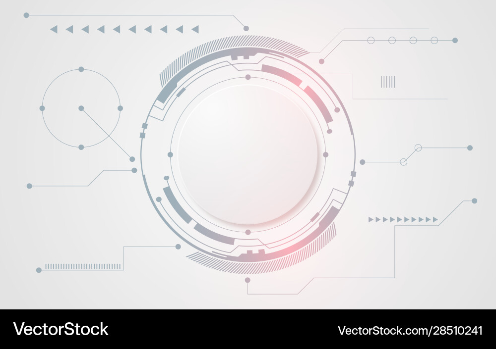 Grey Tech Abstract Background vector image