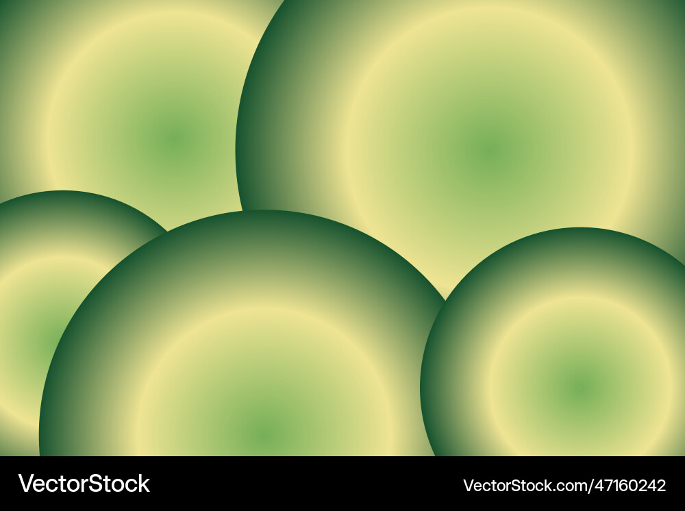 Abstract background of circles with a gradient vector image