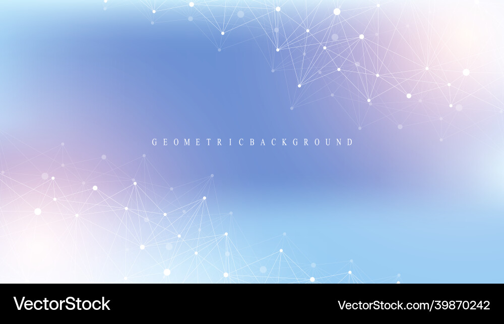Abstract Digital Network Background Vector Image