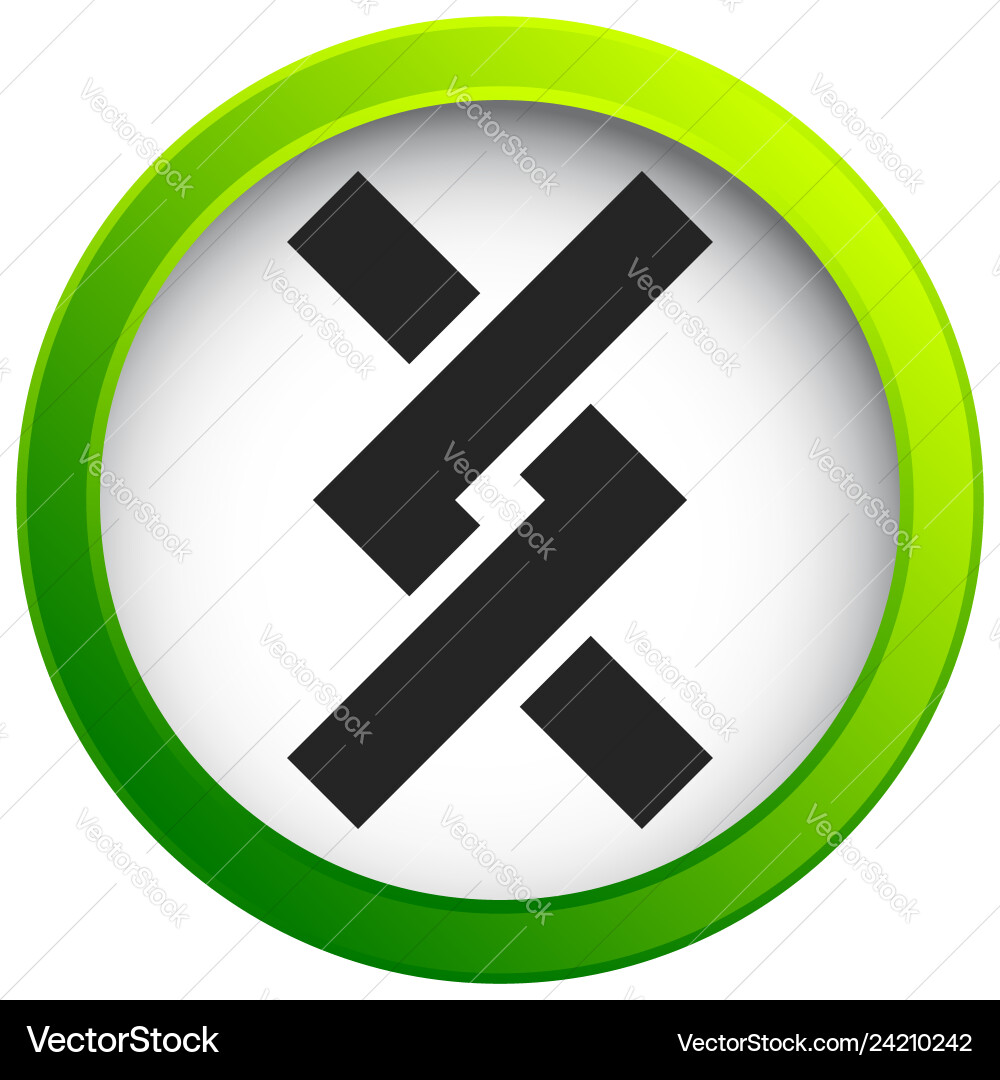Overlapping intersecting knotted lines icon Overlapping intersecting knotted lines icon vector image