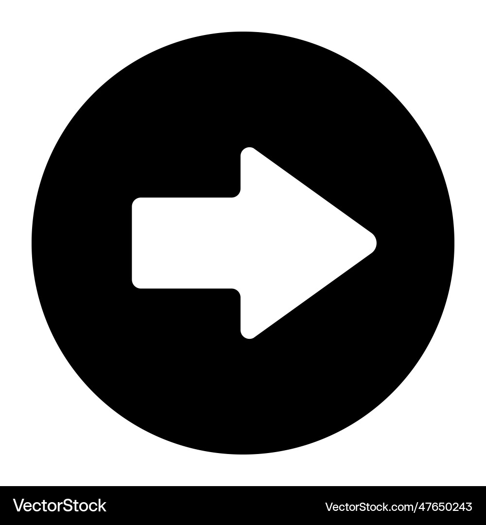 Arrow icon modern simple or cursor Arrow icon modern simple or cursor vector image