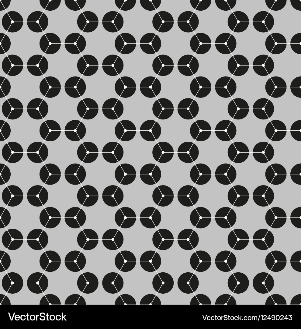 Chemistry seamless pattern hexagonal design Vector Image