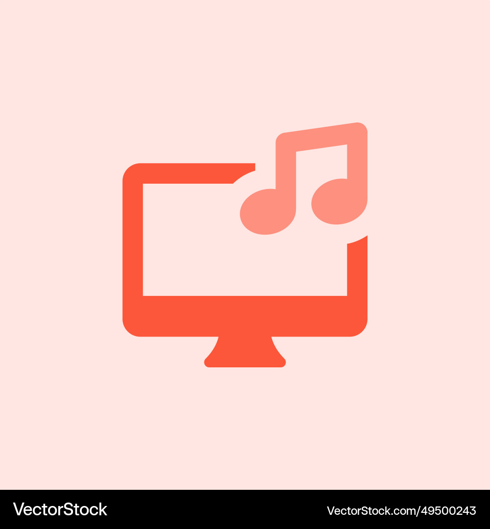 Digital audio feature installed in system Vector Image