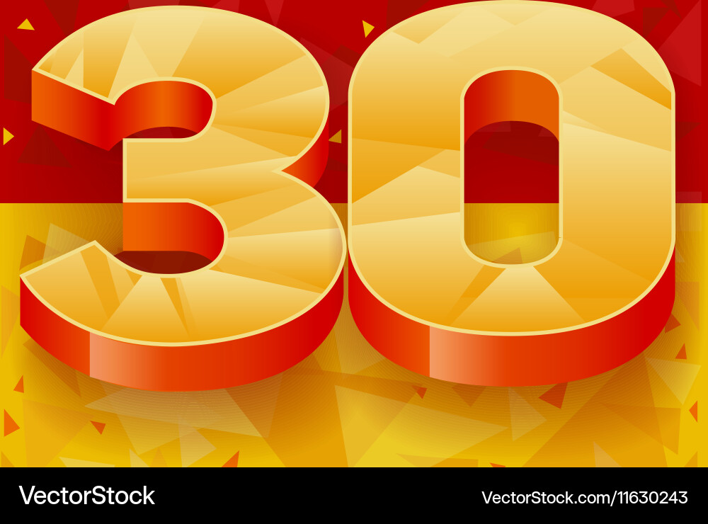 Pattern numbers for use in banner ads Vector Image