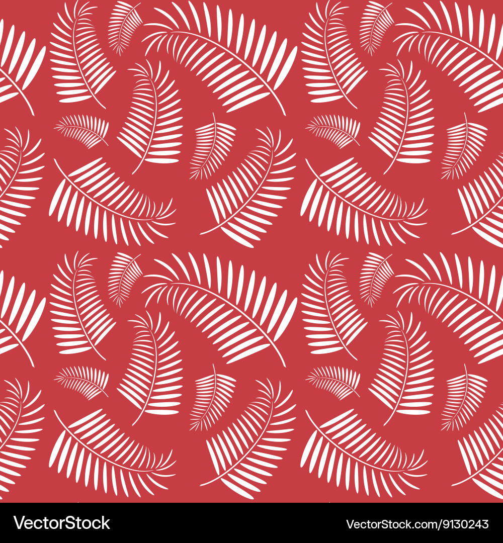 Seamless palm tree pattern Vector Image