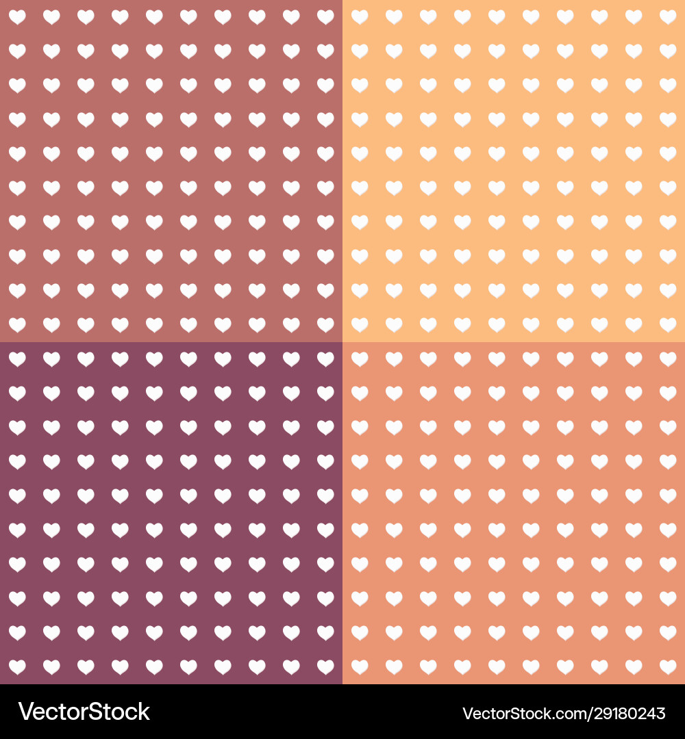 Set seamless patterns homogeneous background Vector Image