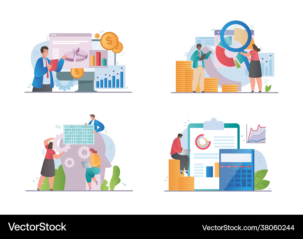 Big data abstract concept Big data abstract concept vector image