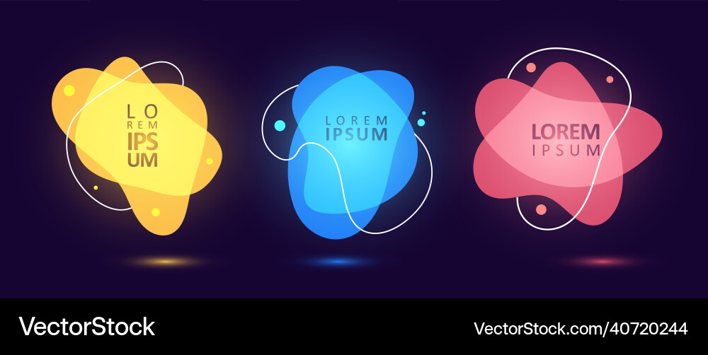 Colorful creative frames Colorful creative frames vector image