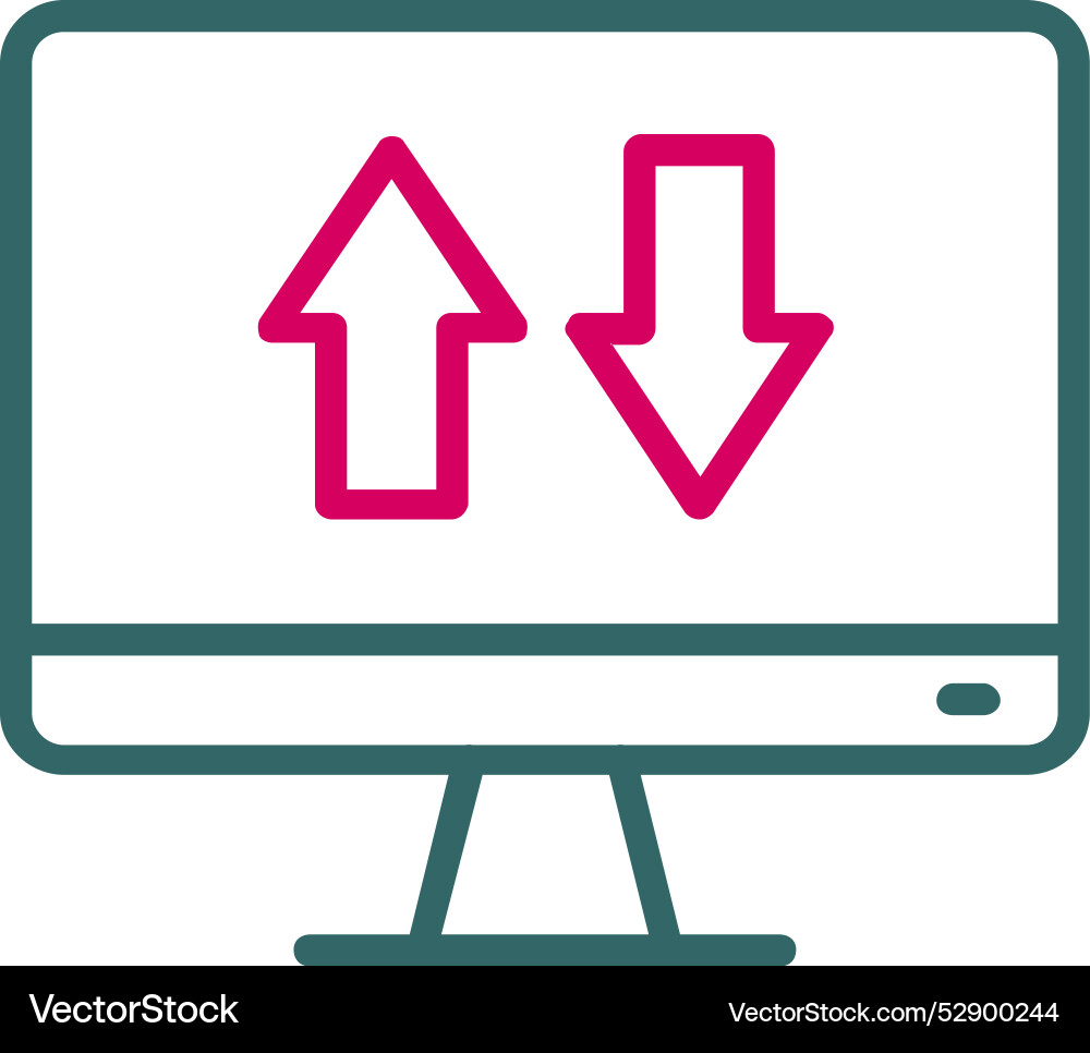 Data visualization icon design Vector Image