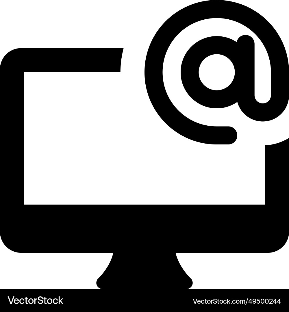 Desktop address location used for web shortcuts Vector Image