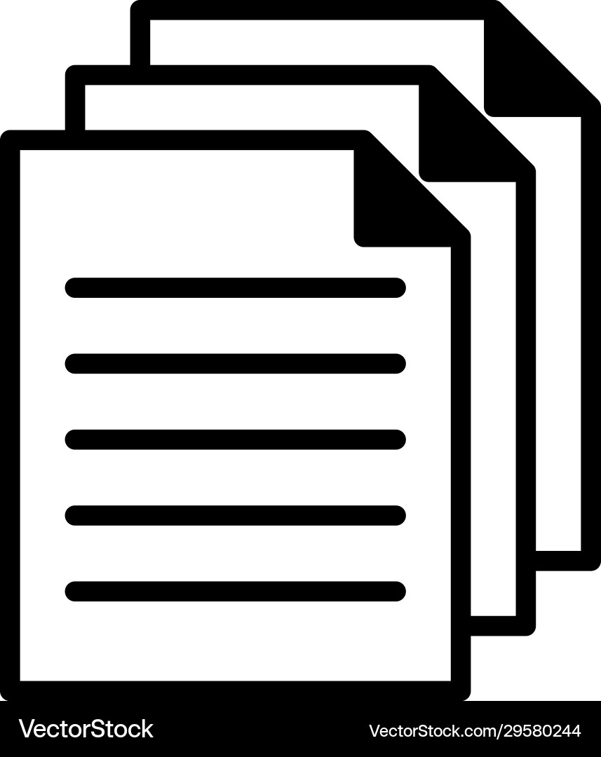 Document - billing icon design template Document - billing icon design template vector image