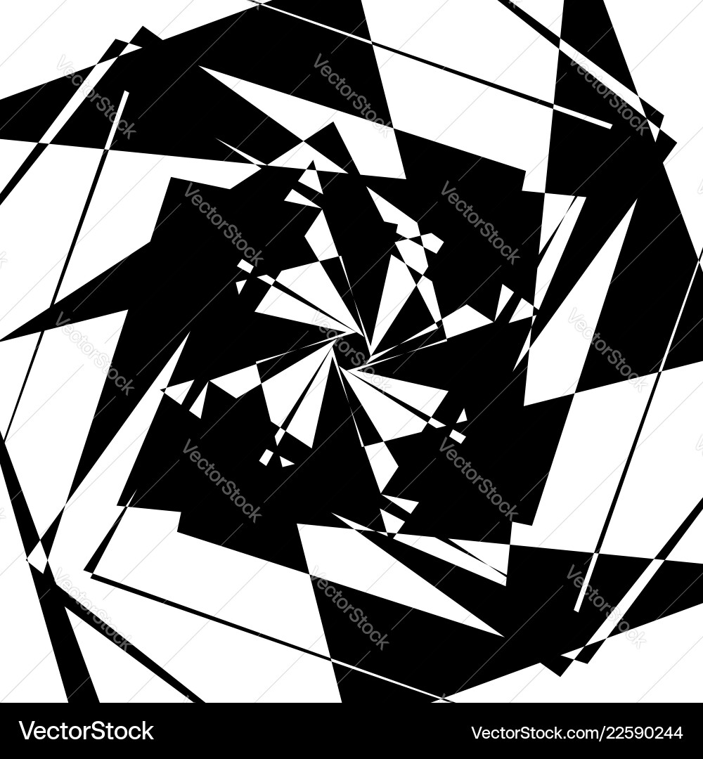 Edgy geometric element random shape abstract Vector Image