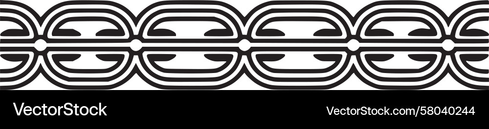 Interlocking Loop Pattern vector image