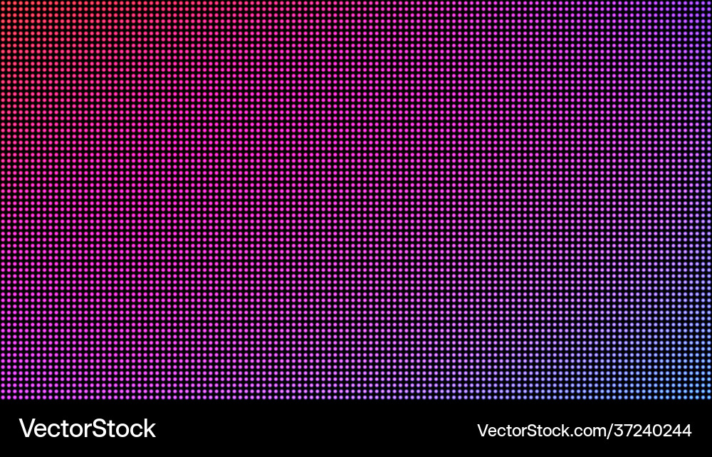 Led screen texture digital display with dots lcd Led screen texture digital display with dots lcd vector image