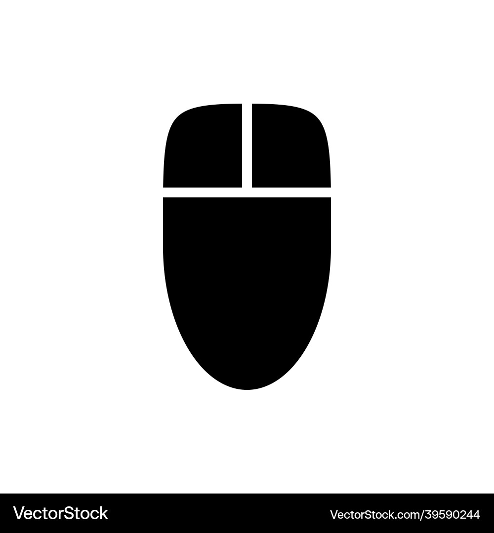 Mouse icon pointer vector image