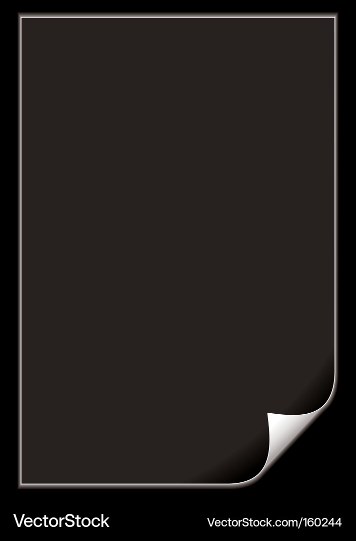 Paper page curl vector image