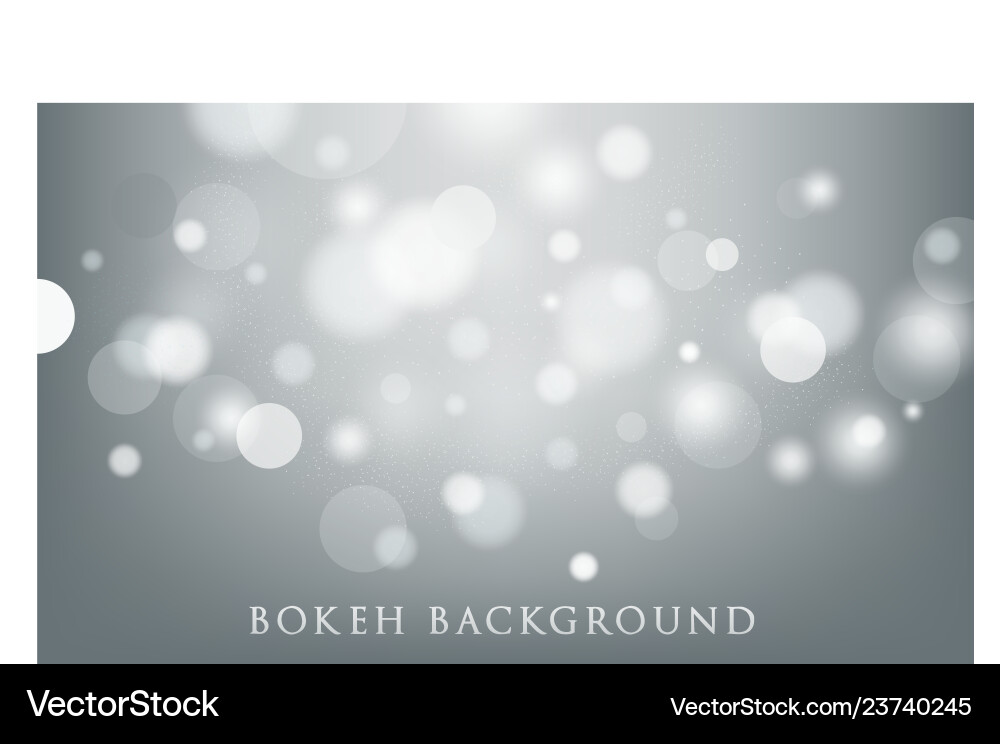 Abstract bokeh lights background vector image