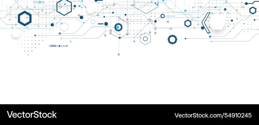 Abstract computer circuit board technology Abstract computer circuit board technology vector image