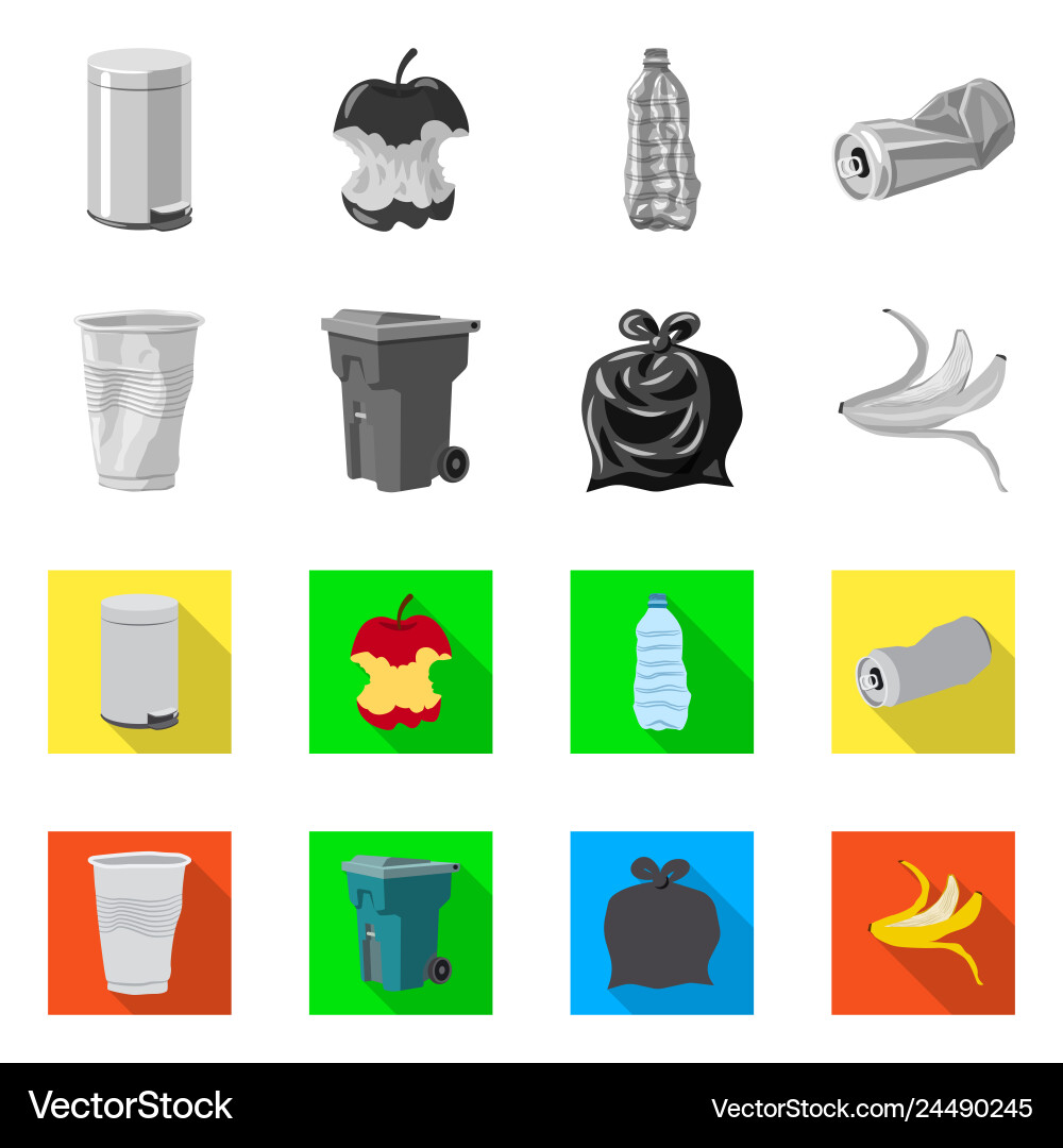 Dump and sort logo set Vector Image