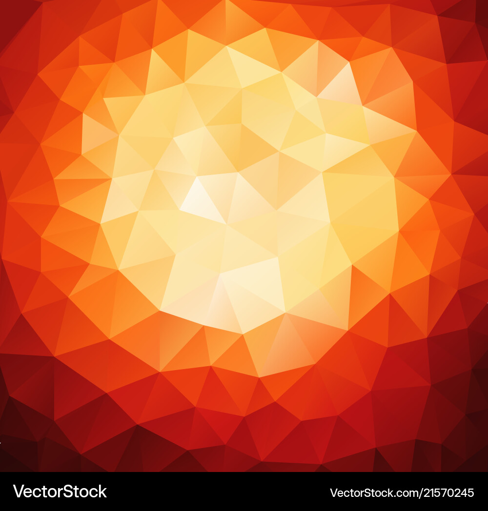 Geometric Red Triangle Pattern vector image
