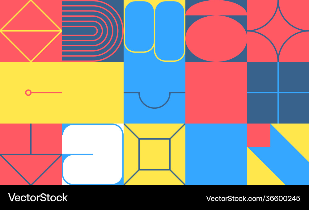 Horizontal abstract pattern design Horizontal abstract pattern design Vector Image