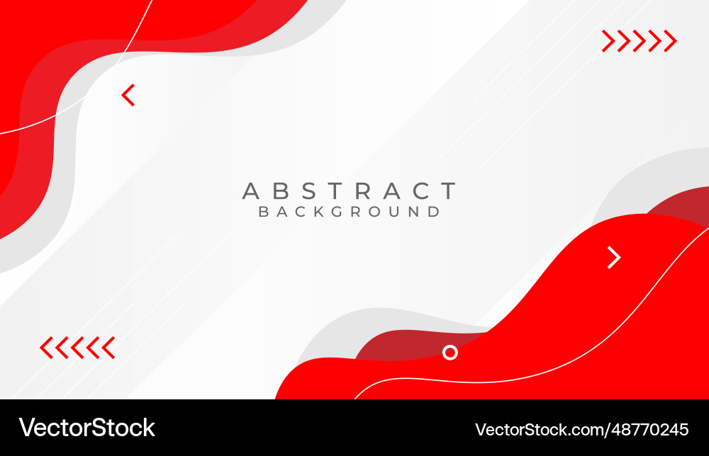 Red curve on a white background Vector Image