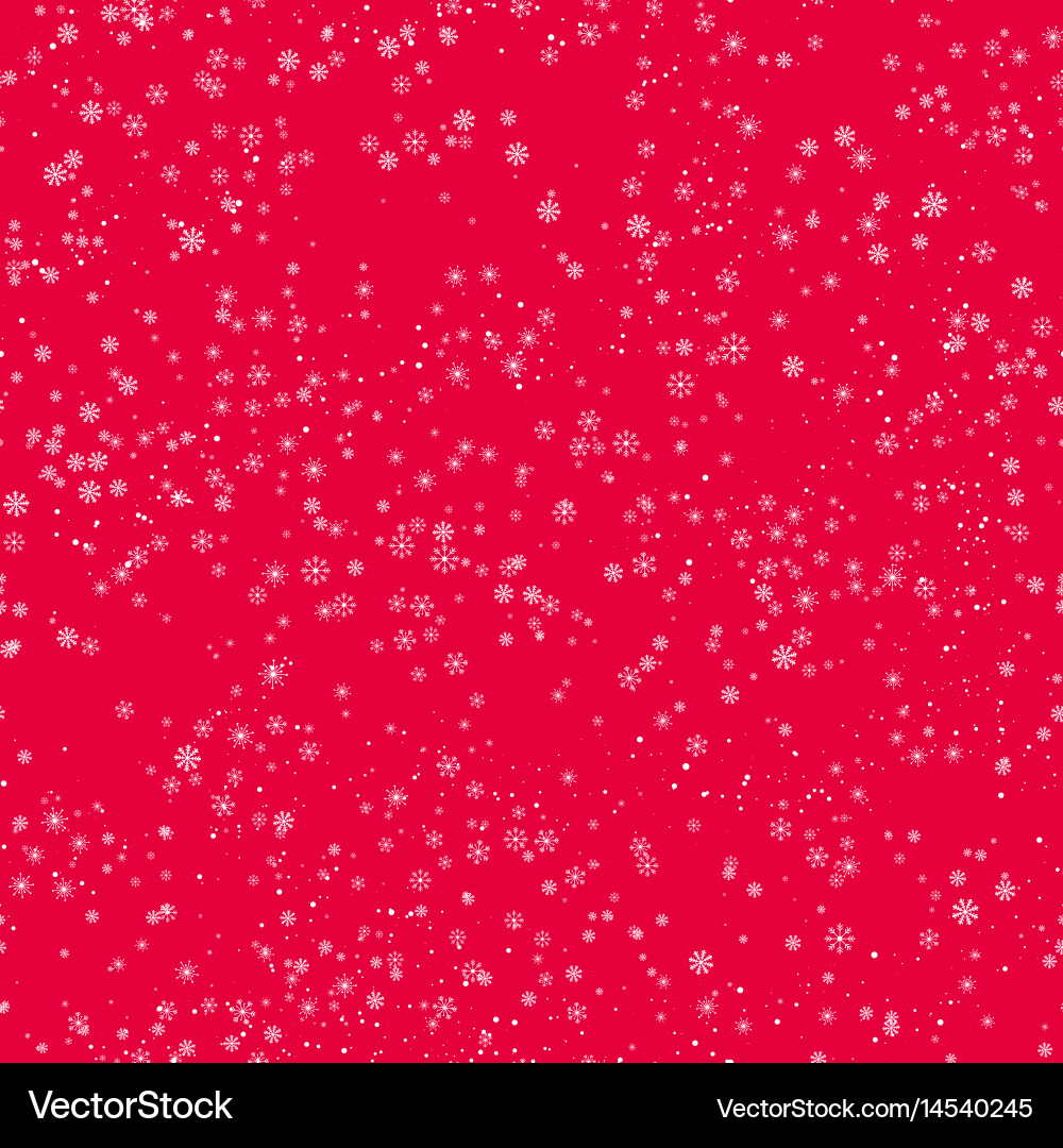 Winter Snowflake Pattern vector image