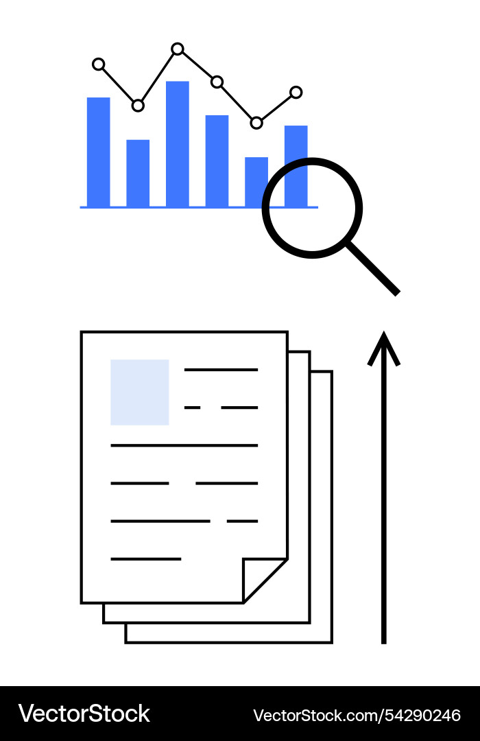 Analytical tools for data-driven success featuring Analytical tools for data-driven success featuring vector image