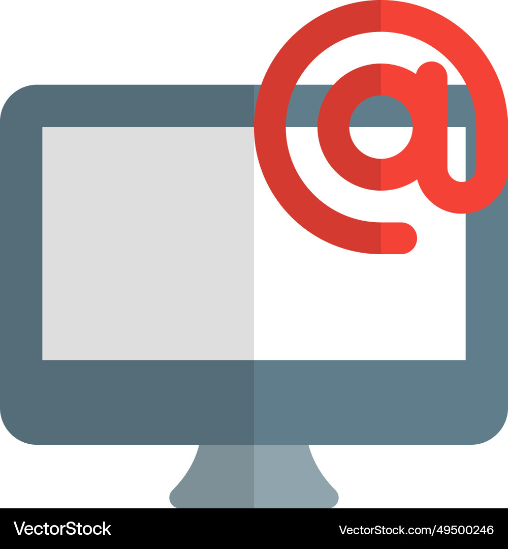 Desktop address location used for web shortcuts Vector Image