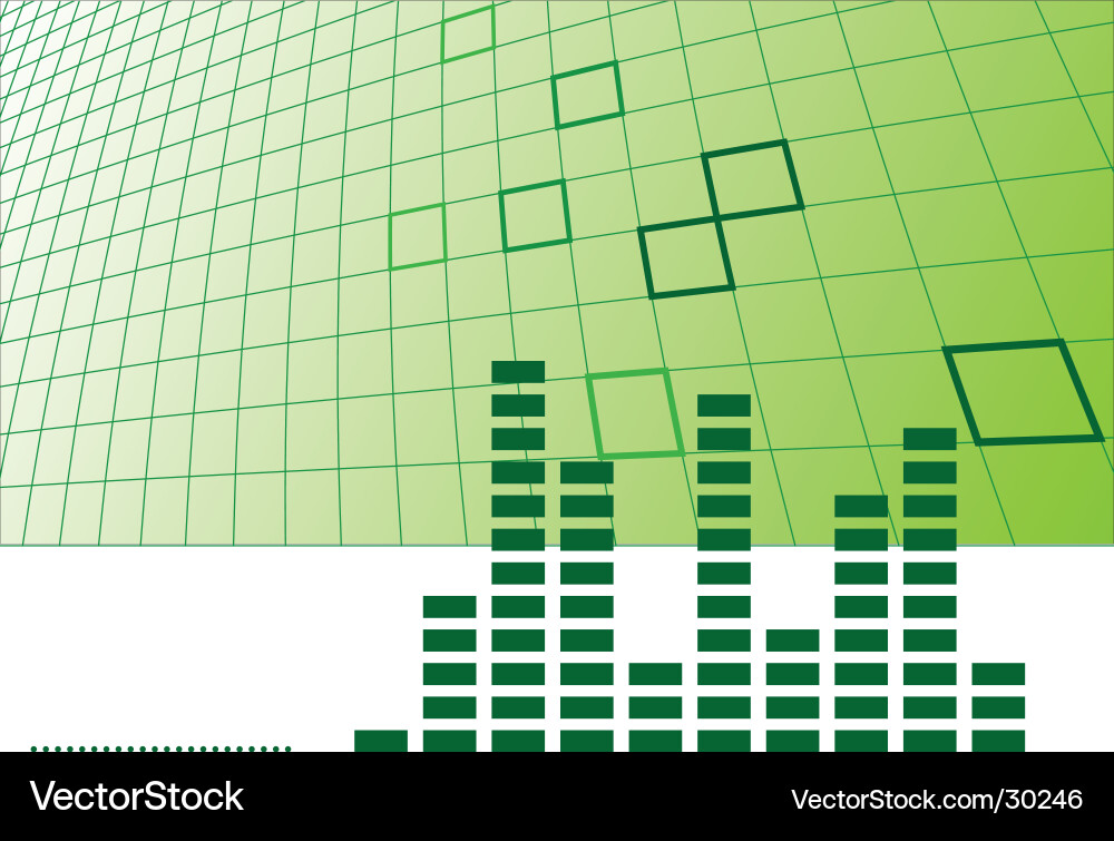 Equalizer Audio Wave Background Vector Image