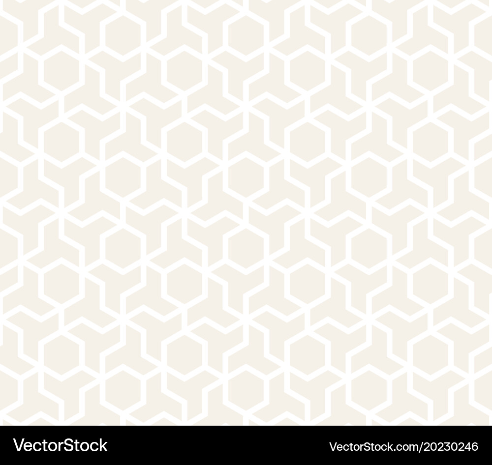 Geometric Tile Pattern - Hexagonal Vector Image