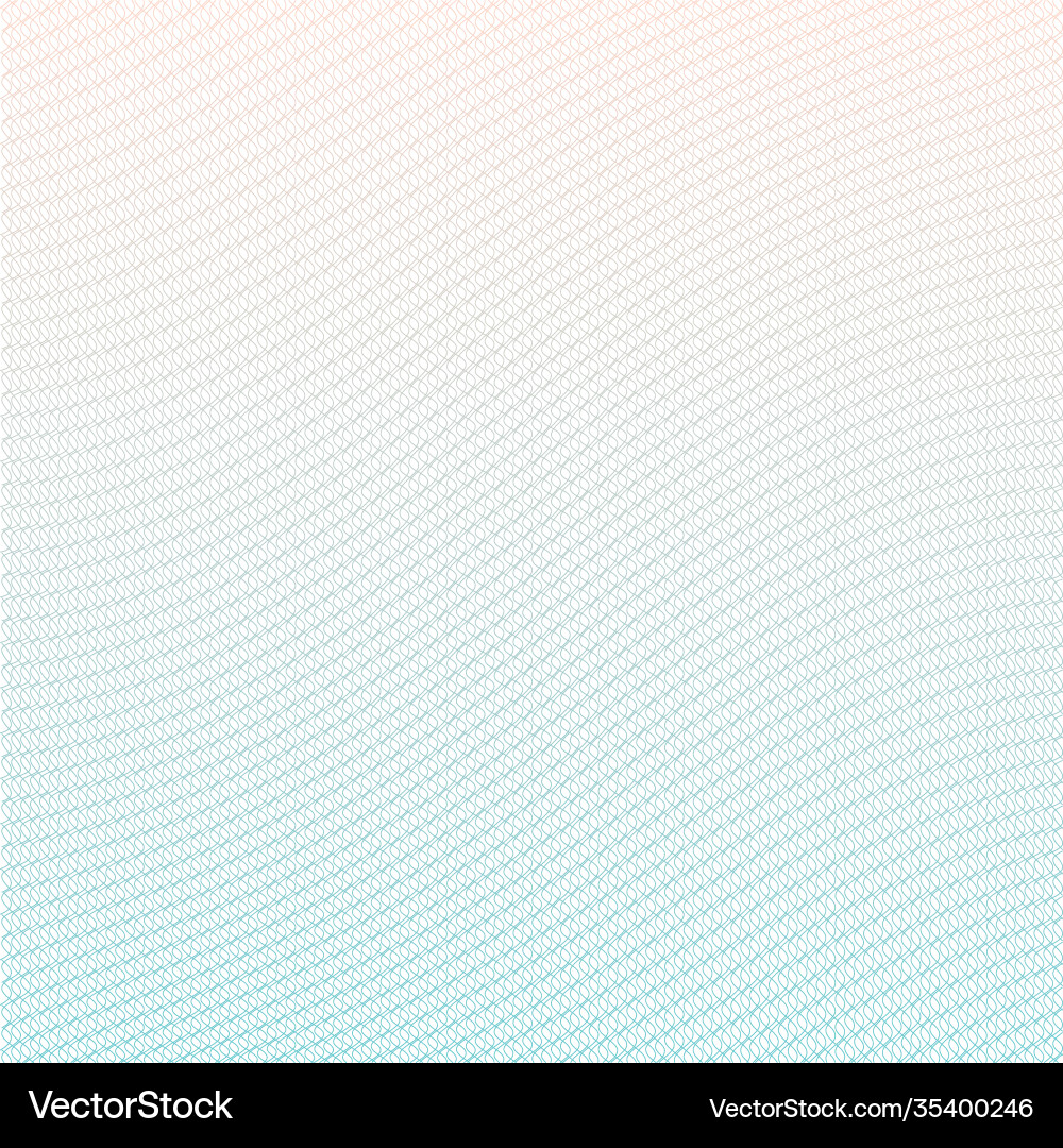 Guilloché Security Grid Pattern vector image