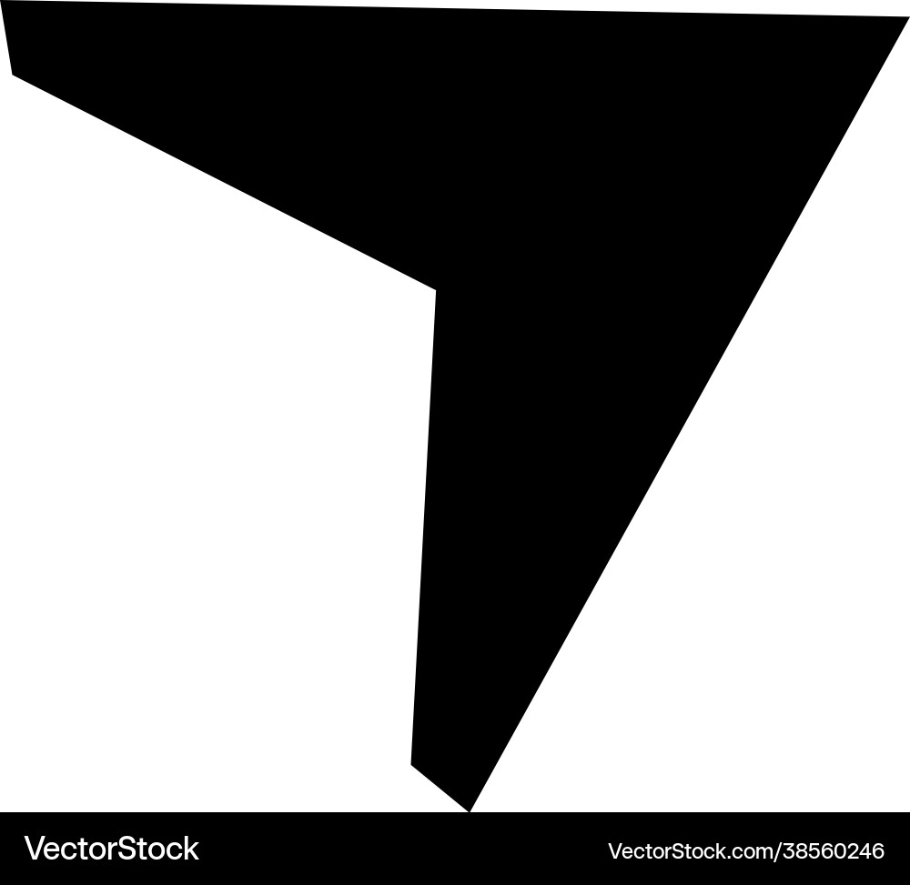 Navigation icon Navigation icon vector image