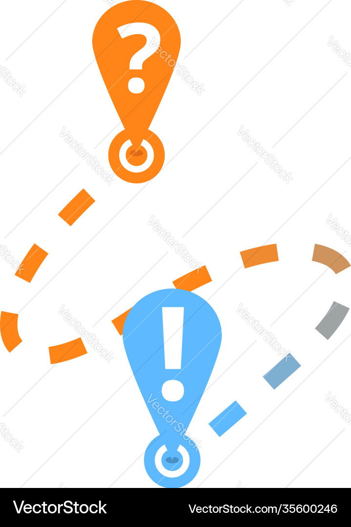 Problem solving route icon cartoon style Problem solving route icon cartoon style vector image