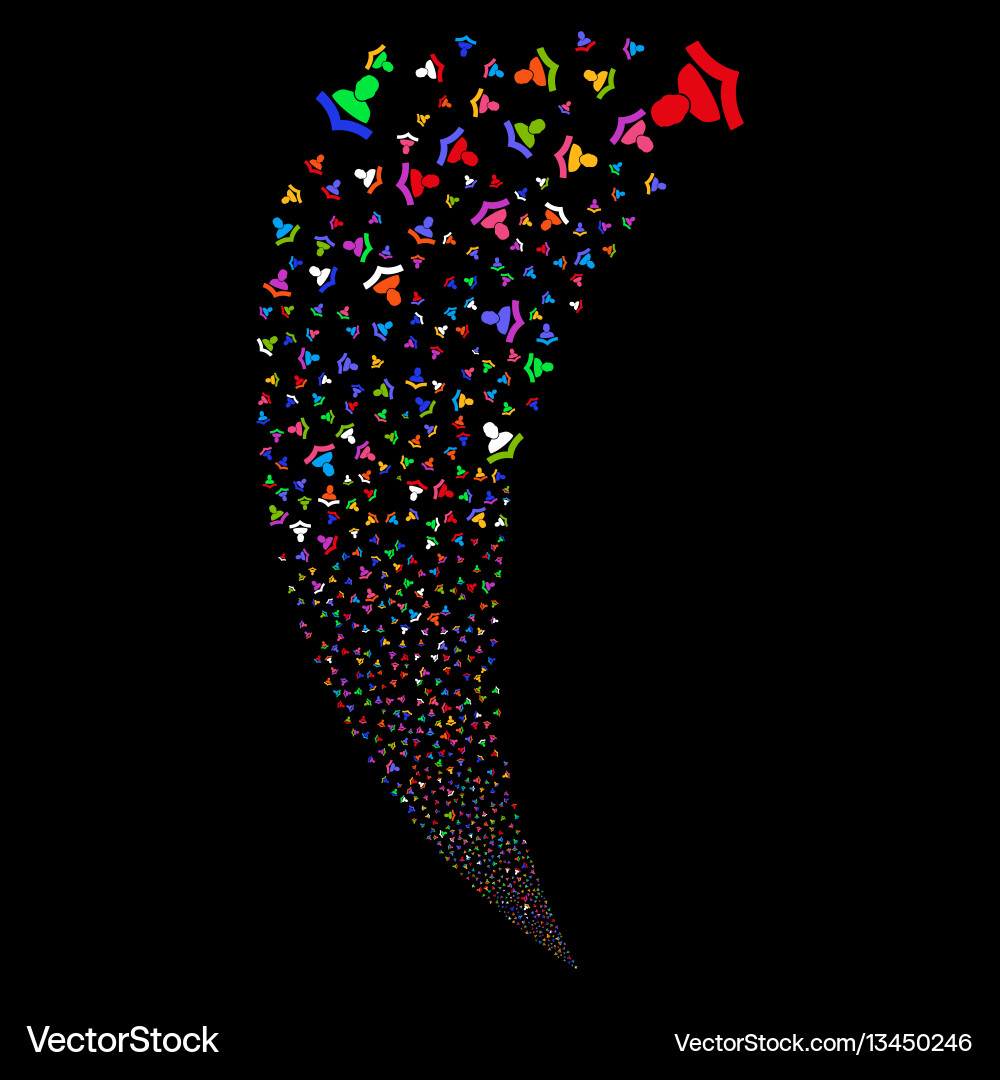 Reader random stream Reader random stream vector image