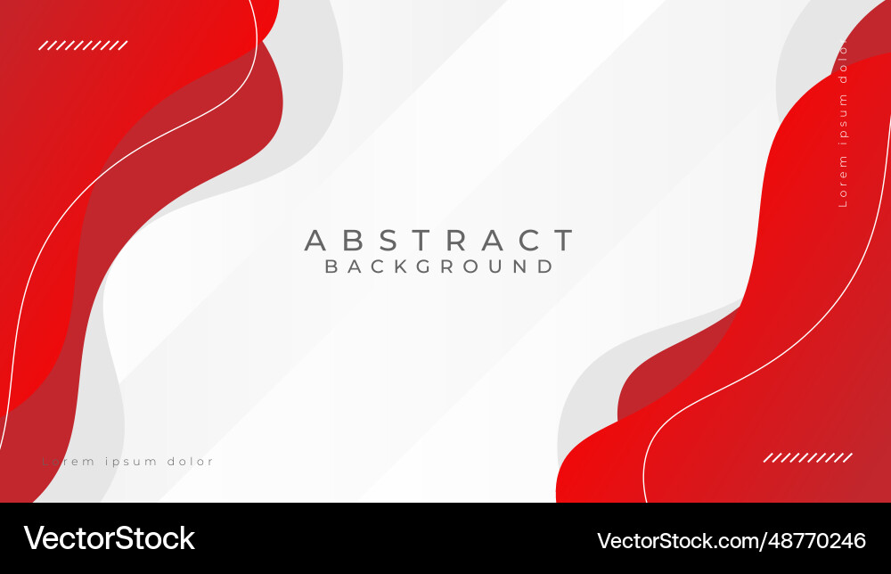 Red curve on a white background Red curve on a white background vector image