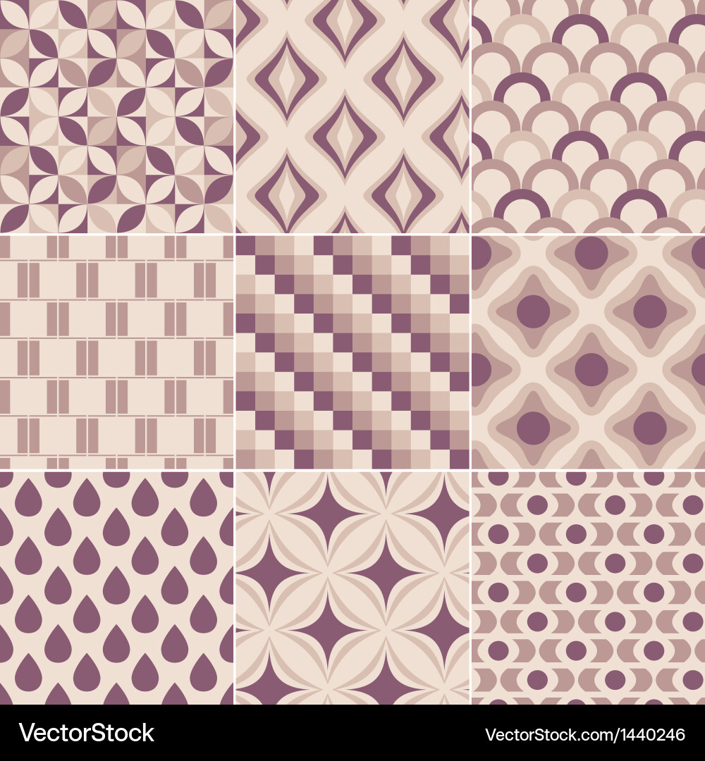 Retro Geometric Pattern vector image