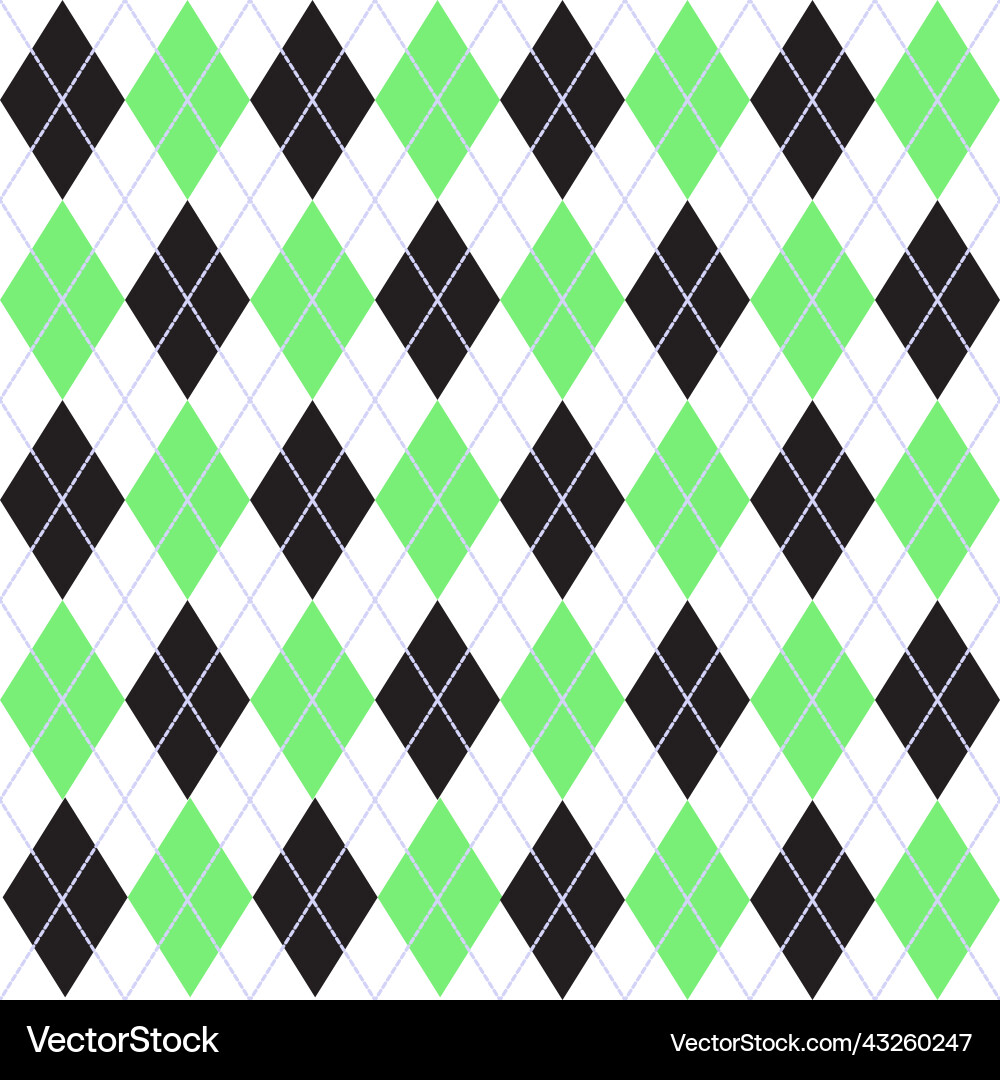Argyle pattern seamless background Argyle pattern seamless background vector image