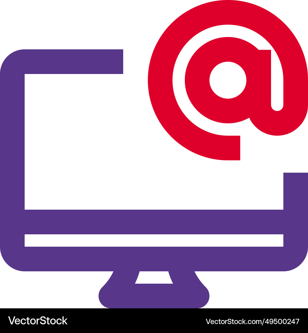 Desktop address location used for web shortcuts Vector Image