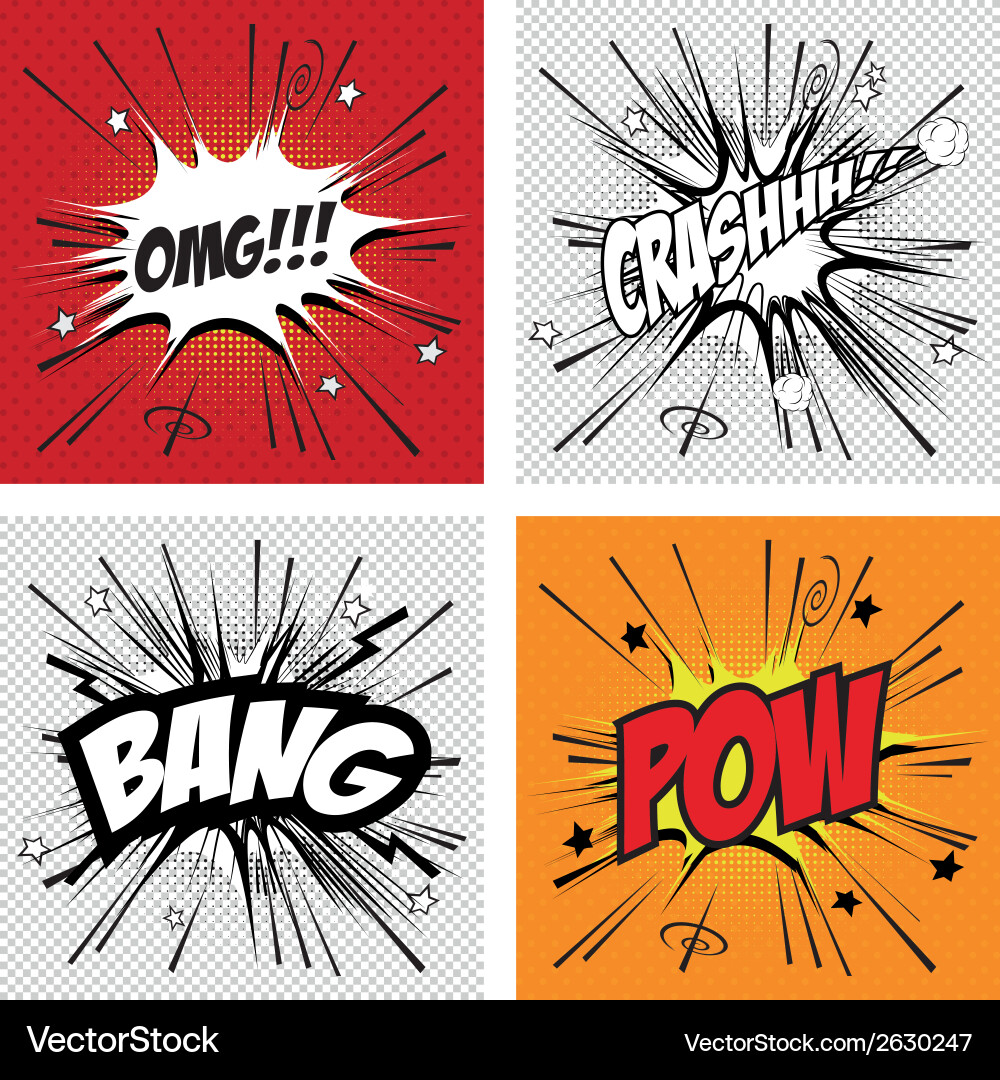 Different pop art objects on a special background vector image
