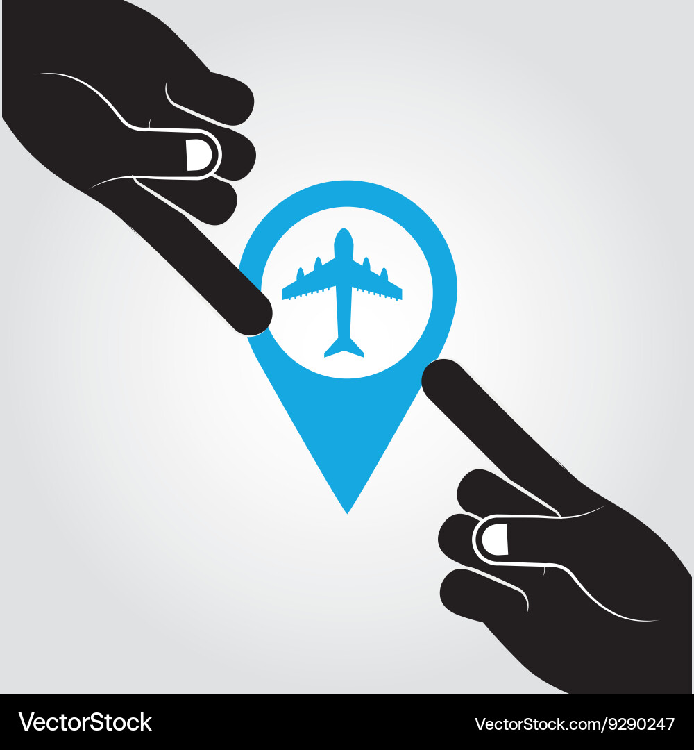 Global positioning system design vector image