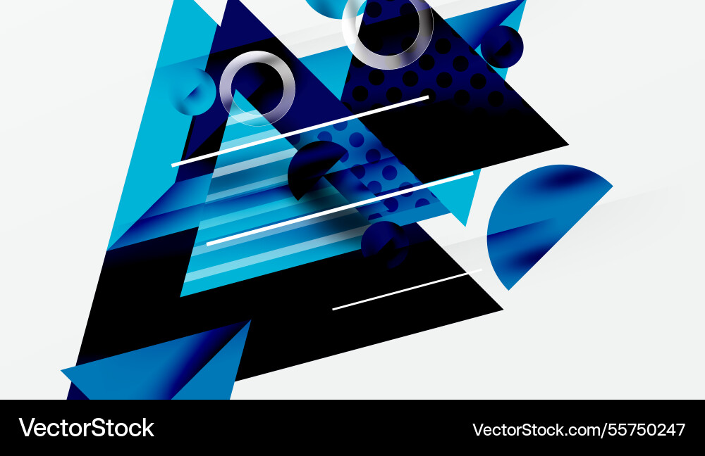 Modern geometric background - overlapping Modern geometric background - overlapping vector image