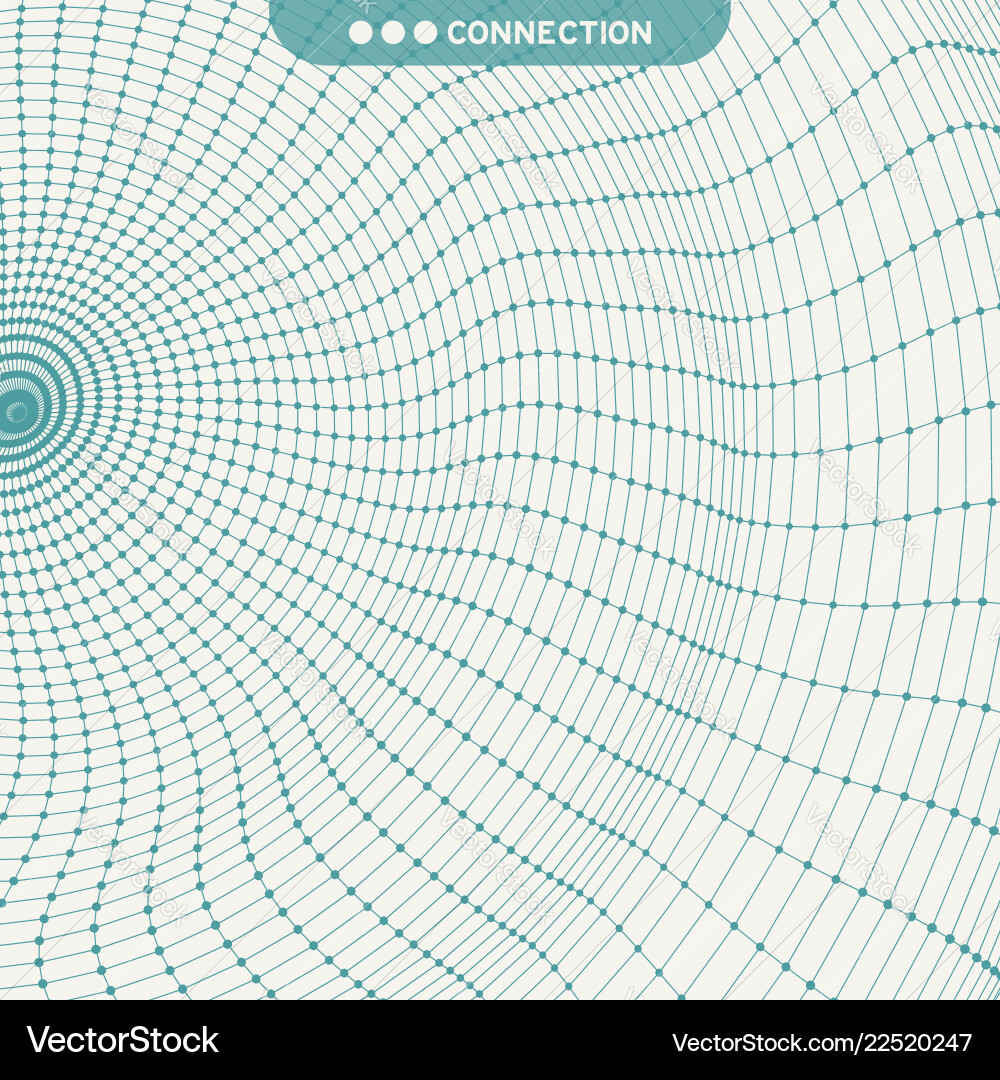 Network background connection structure wireframe Network background connection structure wireframe vector image