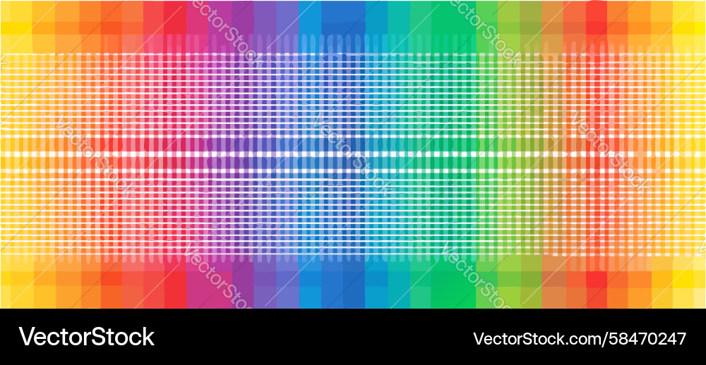 Rainbow Gradient Pattern Vector Image