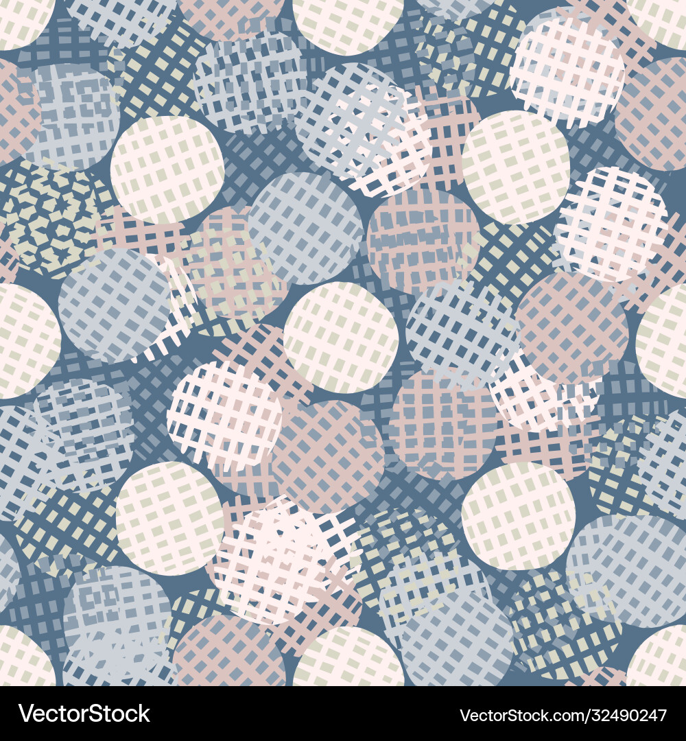 Seamless circle dot shape pattern design neutral Seamless circle dot shape pattern design neutral Vector Image