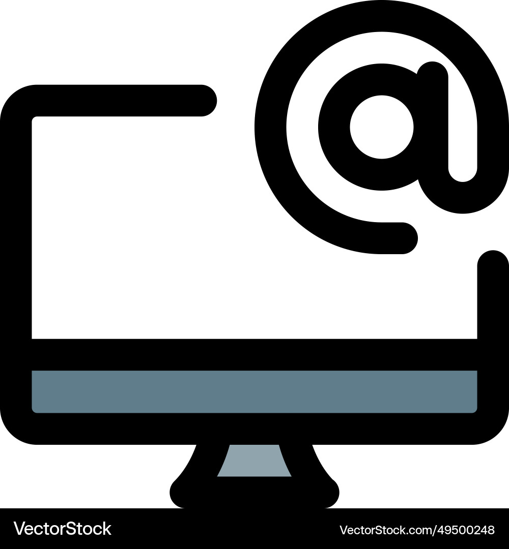 Desktop address location used for web shortcuts Vector Image