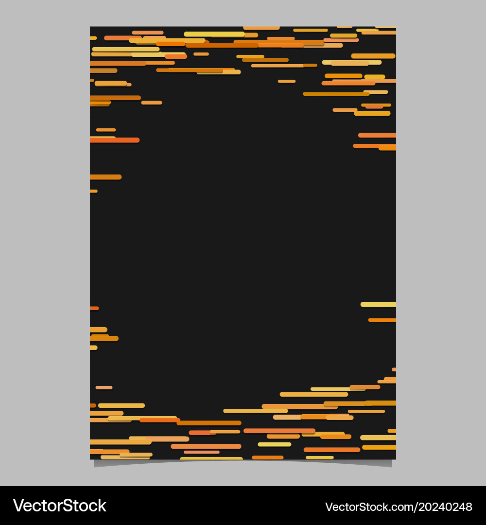Horizontal stripe background design page template vector image