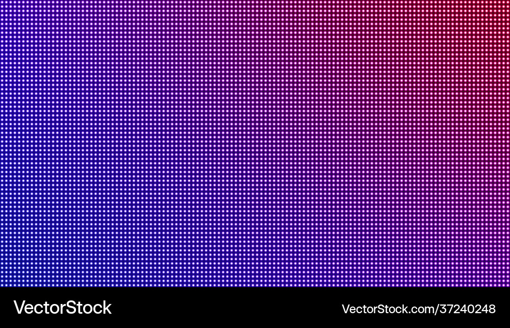 Led screen texture digital display with dots lcd Led screen texture digital display with dots lcd vector image