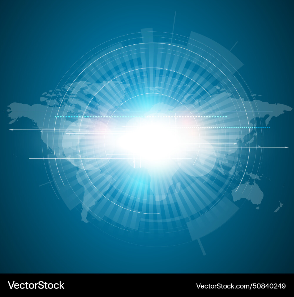 Abstract futuristic internet high computer Vector Image