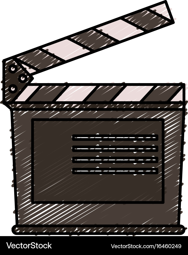 Clapperboard Vector Image